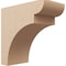 Ekena Millwork 9"W x 18"D x 18"H Classic Yorktown Rough Cedar Woodgrain TimberThane Corbel, Primed Tan CORUR09X18X18YORRCPR - alternate 1